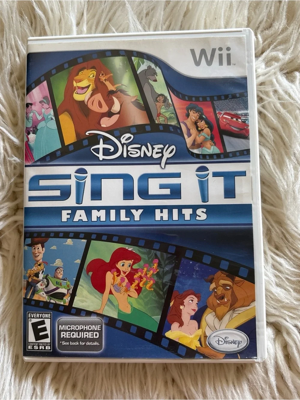 Disney Sing It Family Hits Nintendo Wii Video Game Complete CIB Sing Along